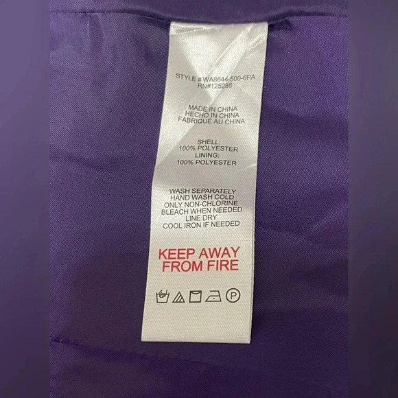 Jason Wu Satin Vest Royal Purple Size 10 NWT - Picture 7 of 8